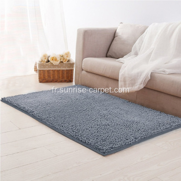 Microfibres et Shinning Polyester Chenille Antidérapant Tapis